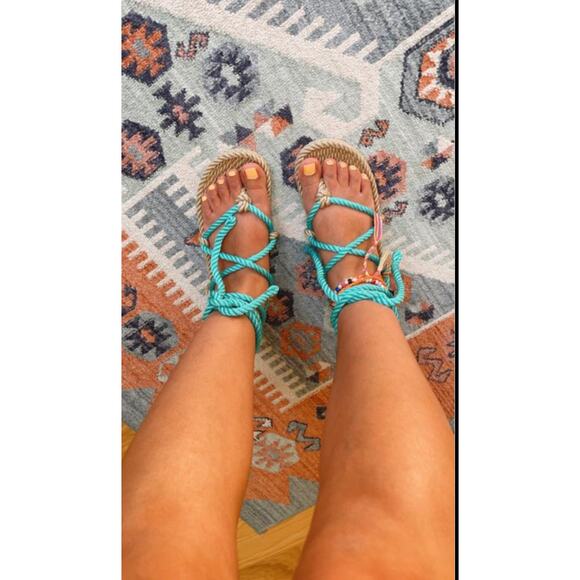 Free People - Mind Nomadic State - Romano Sandals - Size 11 - Picture 2 of 7